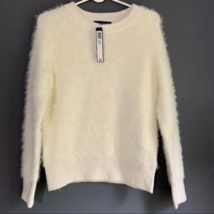NWT Catherine Malondrino Mohair-mix Fuzzy Sweater